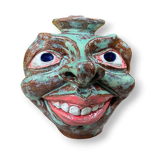 Savannah Reddish 4" "Gracious Me" Face Jug DP6355